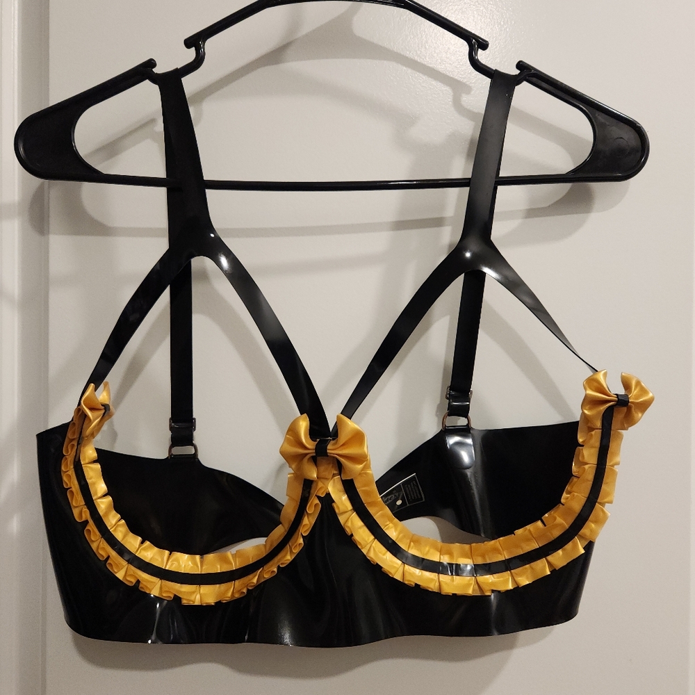 Black and Pearlsheen Gold Women's Libidex Parisienne Bra